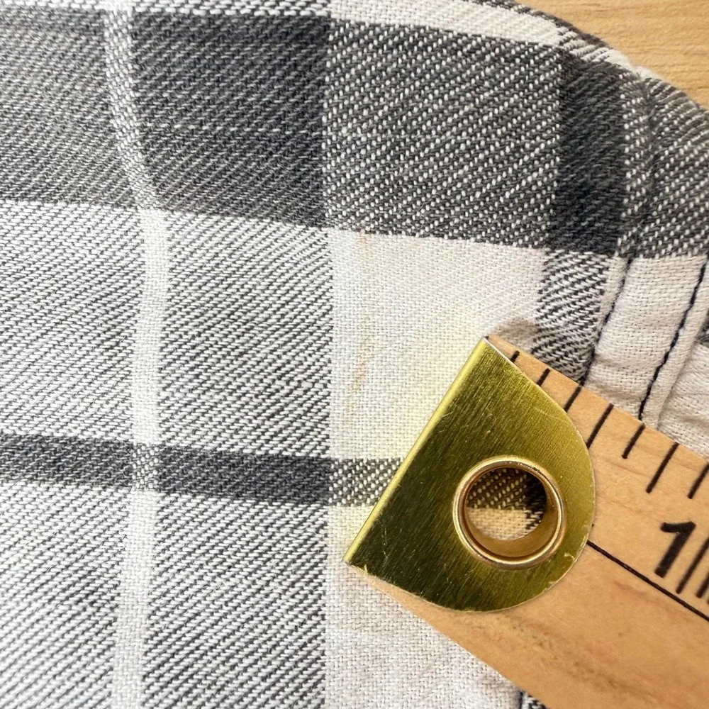 Levi's Plaid Button Down Modern Authentics Shirt Mens XL Grey Heritage Outdoorsy